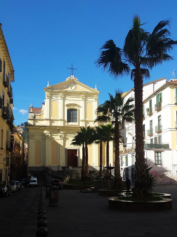 Facciata del Complesso monumentale di Santa Sofia nel cuore del centro storico