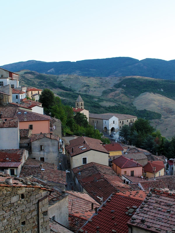 Veduta sul paese dal Castello di Pietrapertosa, borgo nel cuore della Basilicata