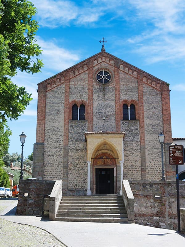 Facciata della Chiesa di Santa Giustina, detta anche Duomo Vecchio di Monselice