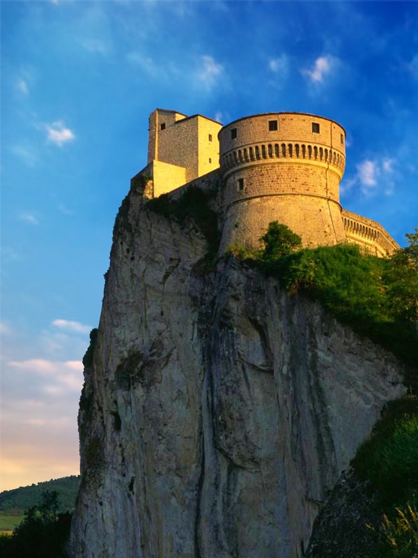 Fortezza del borgo di San Leo in provincia di Rimini