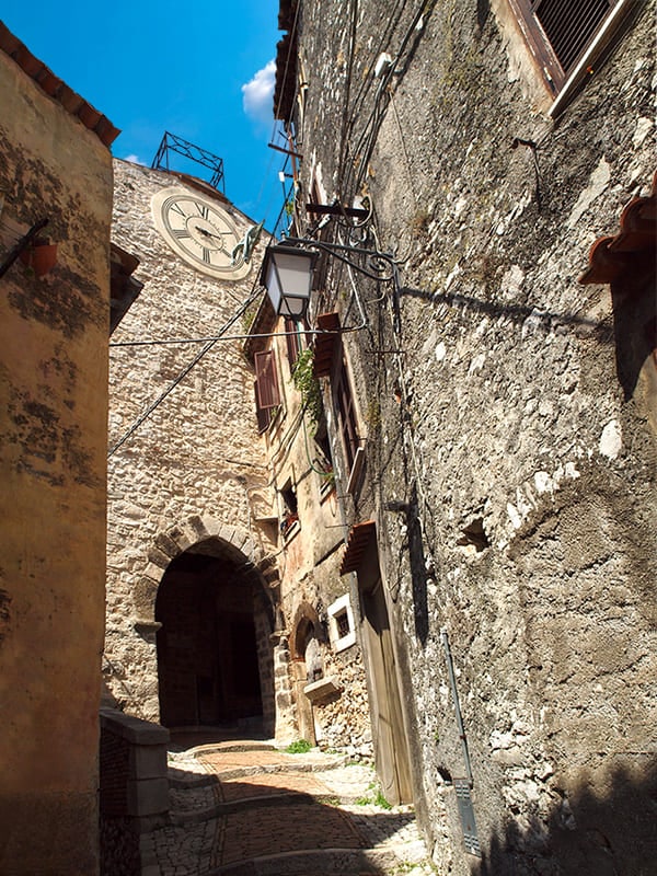 Torre dell'Orologio a Castro dei Volsci, provincia di Frosinone