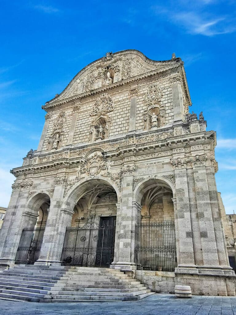 Facciata della Chiesa di San Nicola a Sassari