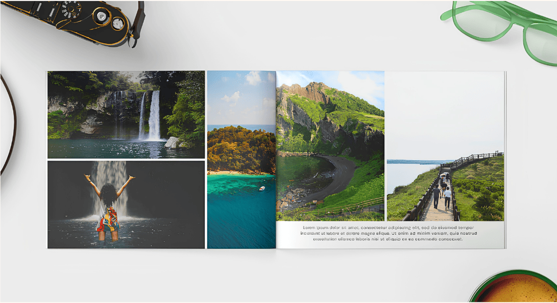 Fotolibro vacanze realizzato con Canva, tutorial